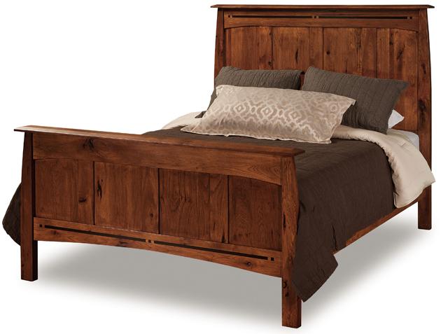 Boulder Creek Panel Bed from Amish Furniture Factory