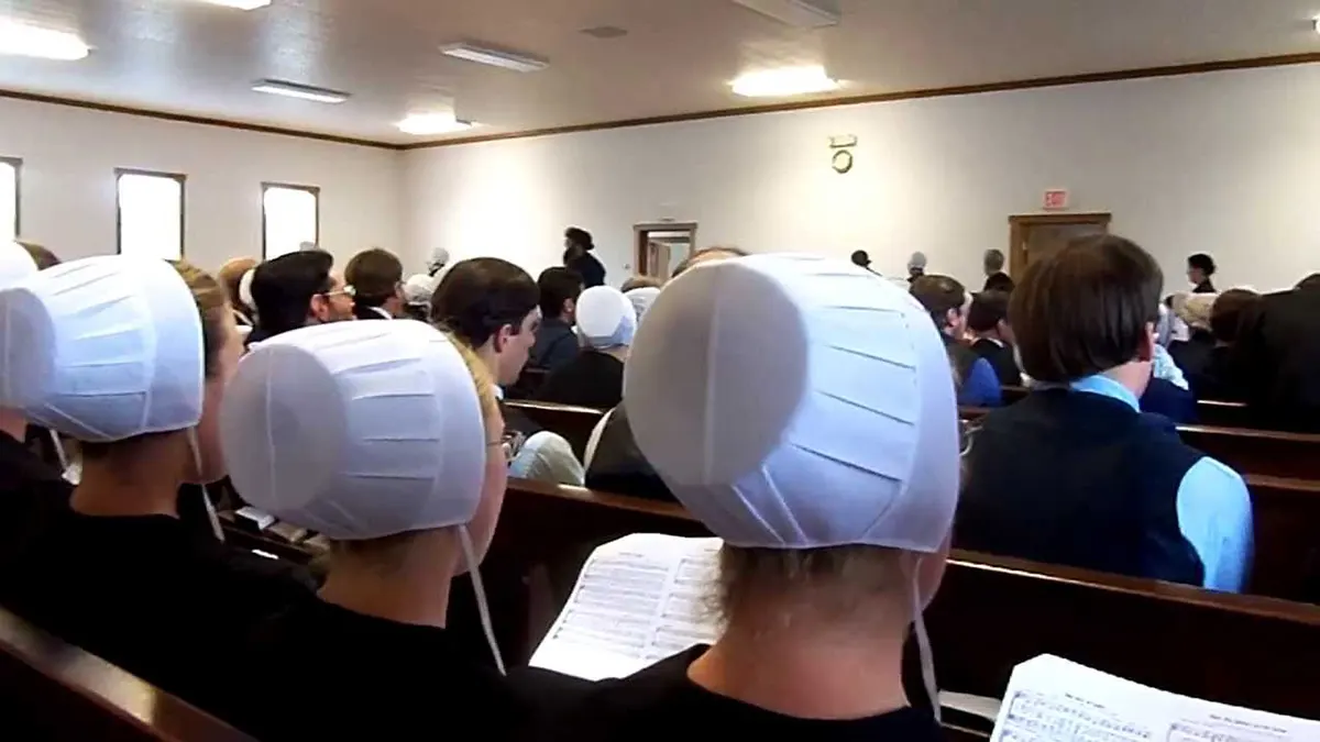 Amish Singing in Churches