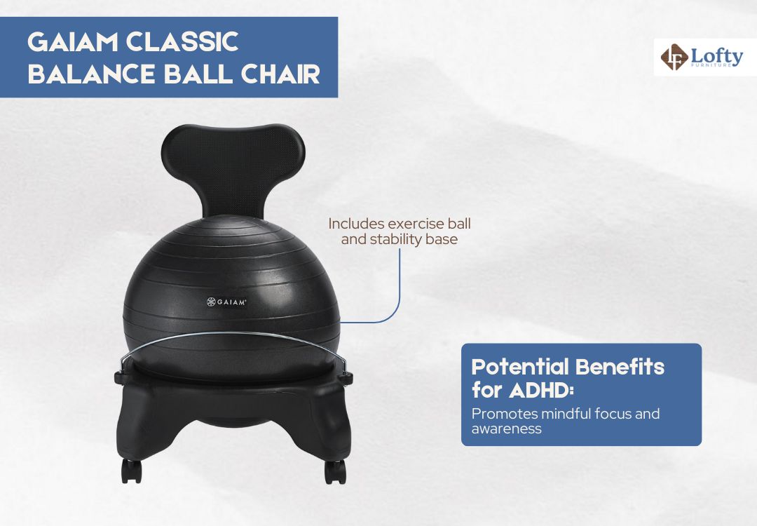 Gaiam Classic Balance Ball Chair