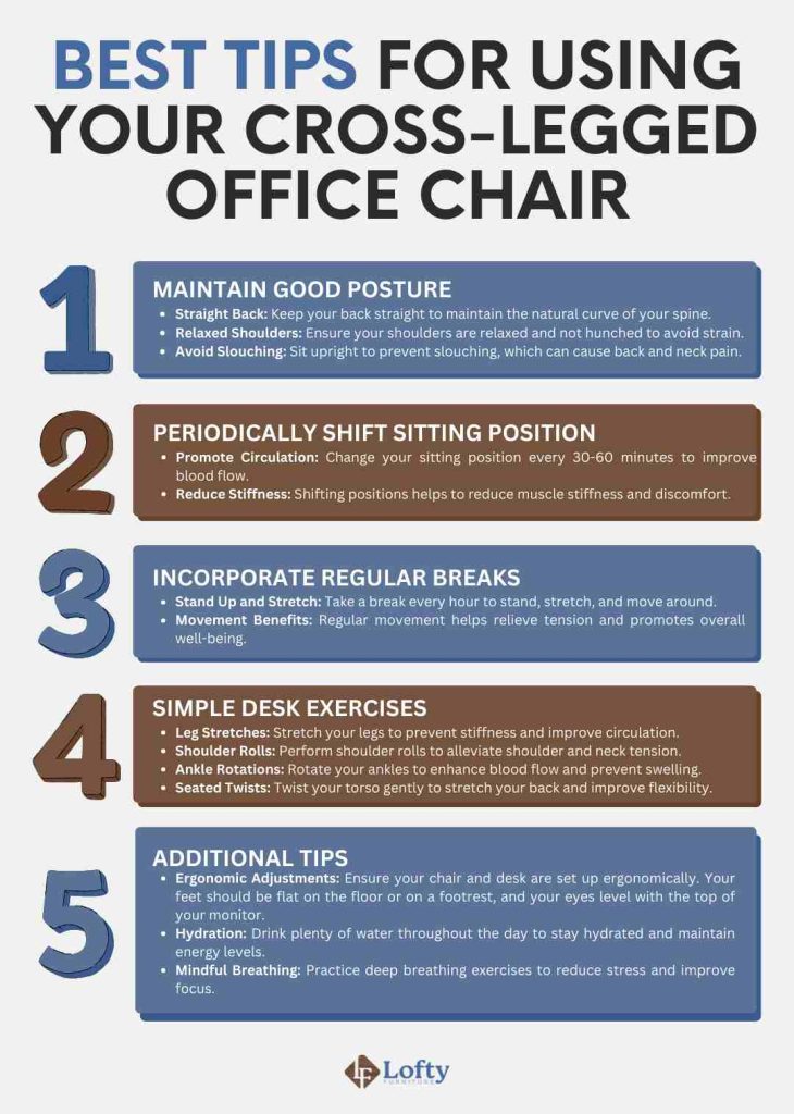 Best Tips for Using Your Cross-Legged Office Chair