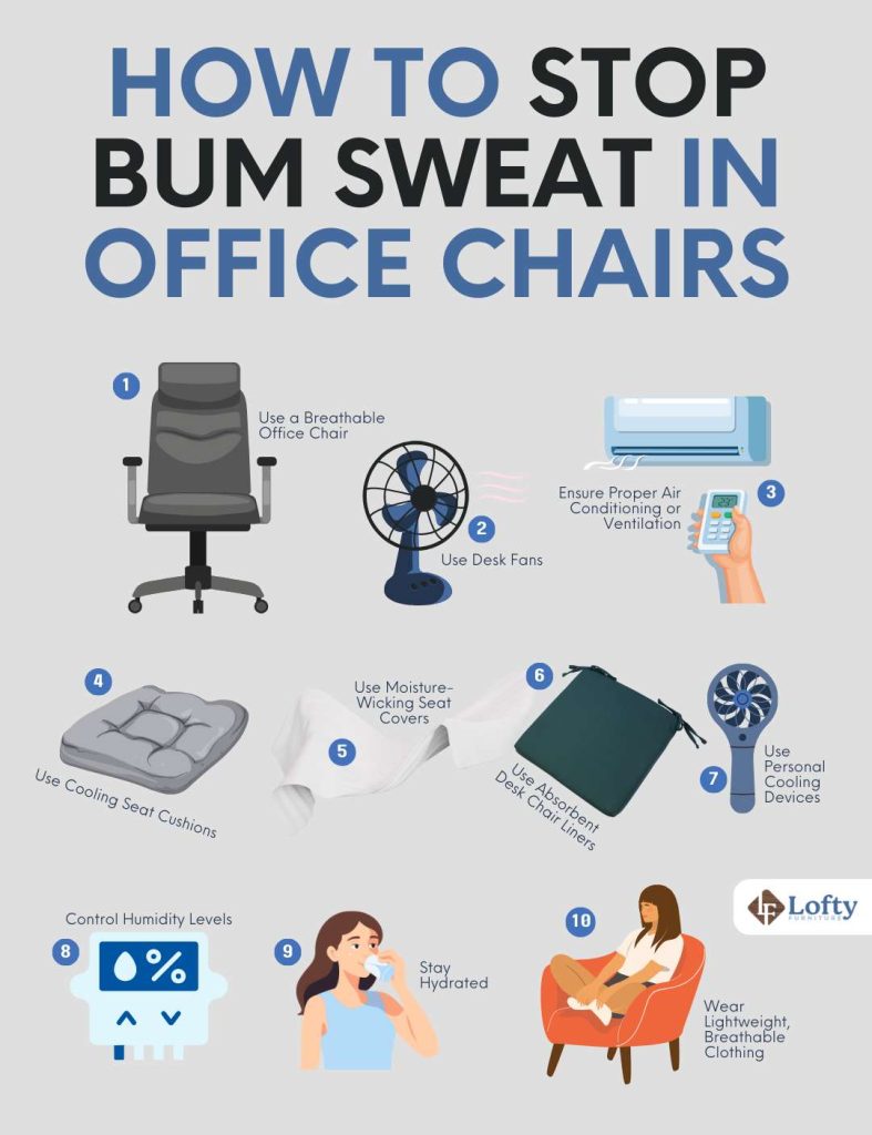 How to Stop Bum Sweat in Office Chairs