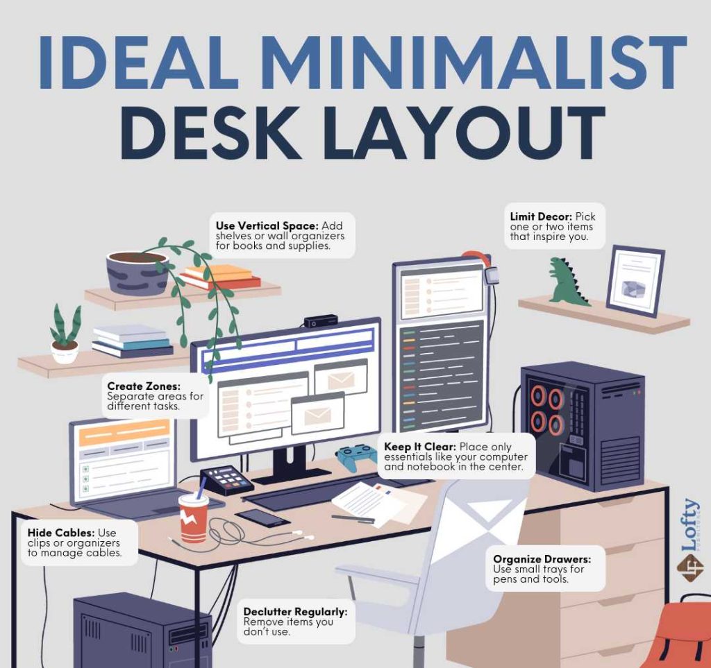 Ideal Minimalist Desk Layout