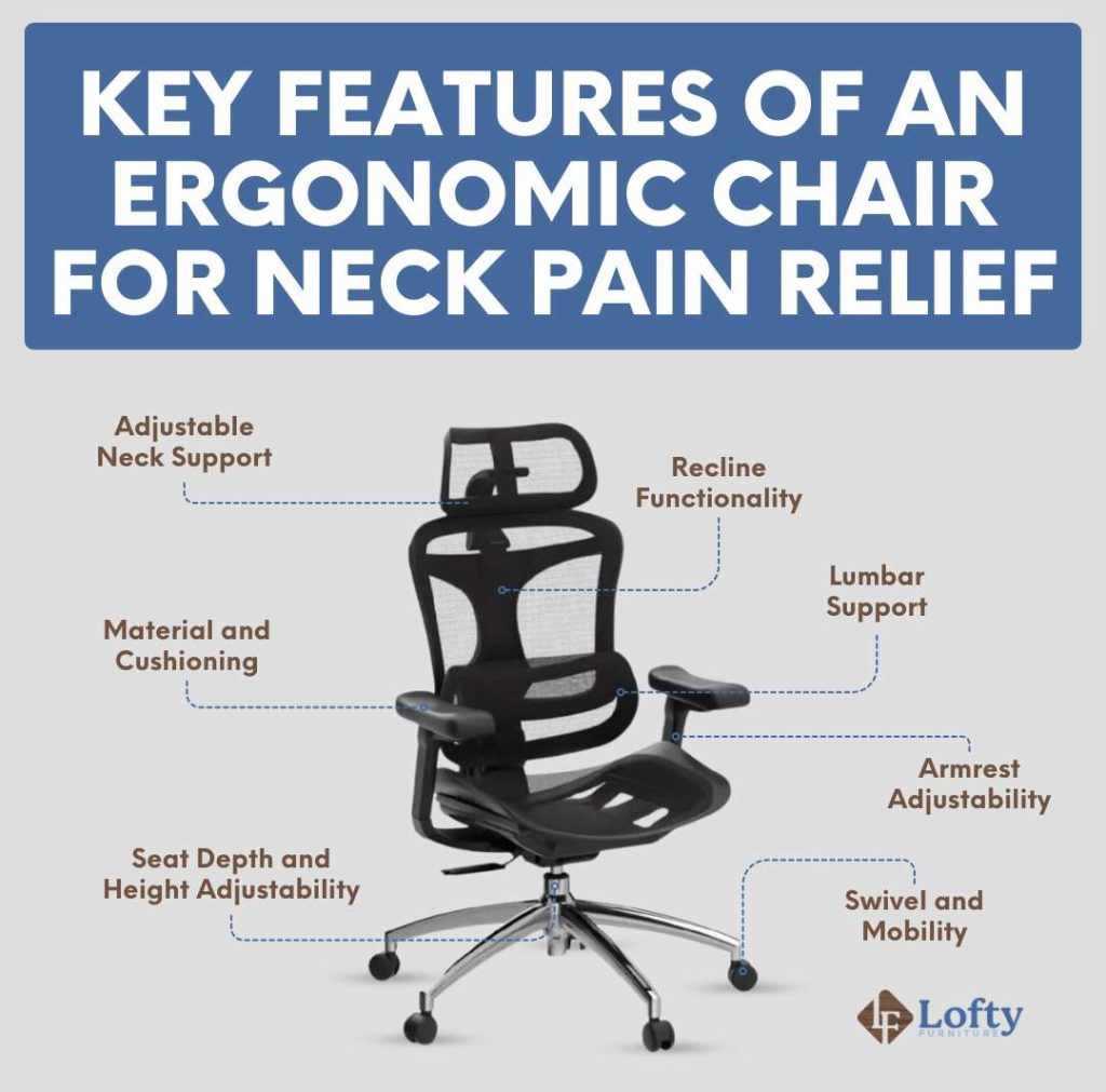 Key Features to Look for in an Ergonomic Chair for Neck Pain Relief