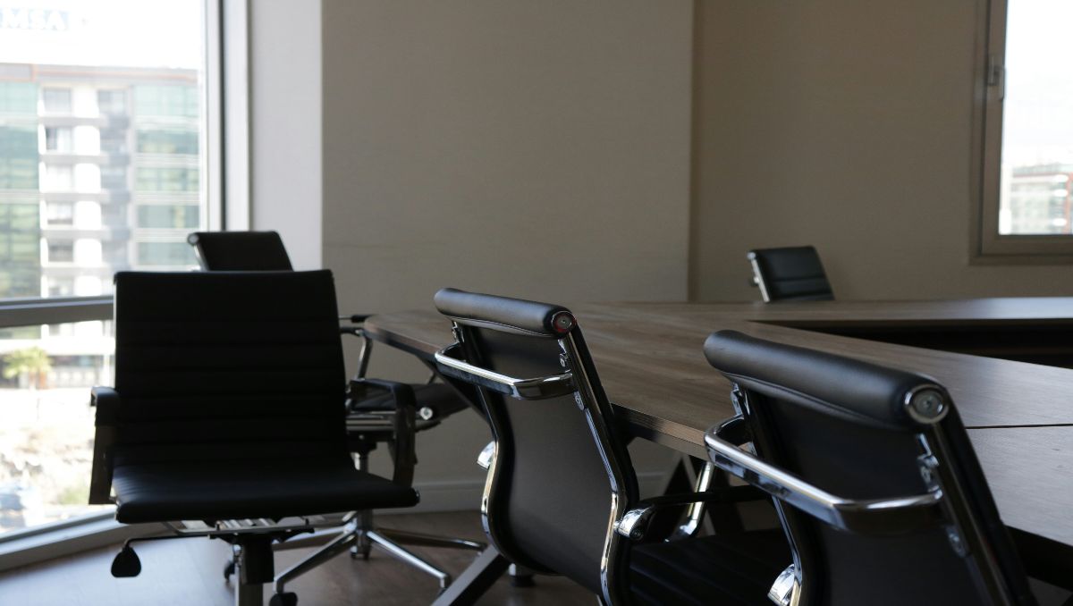 office chairs in the conference room