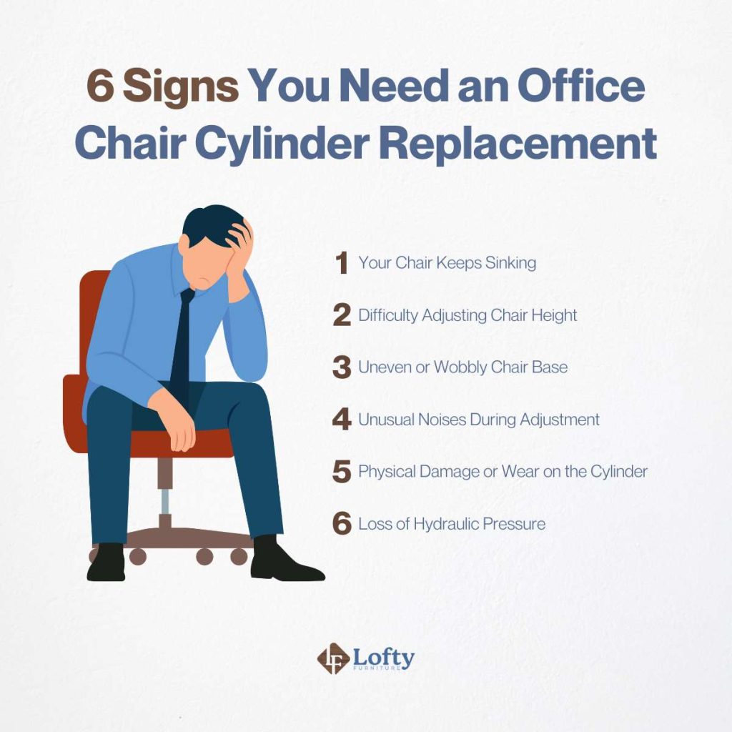 6 Signs You Need an Office Chair Cylinder Replacement