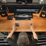 Guy working on a desk