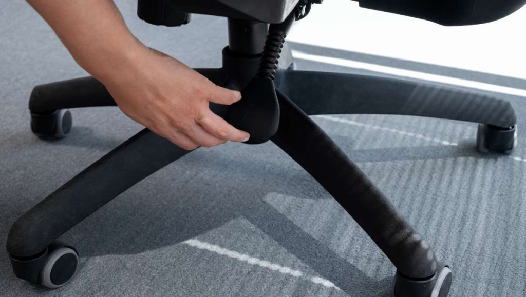 Office chair with wheels