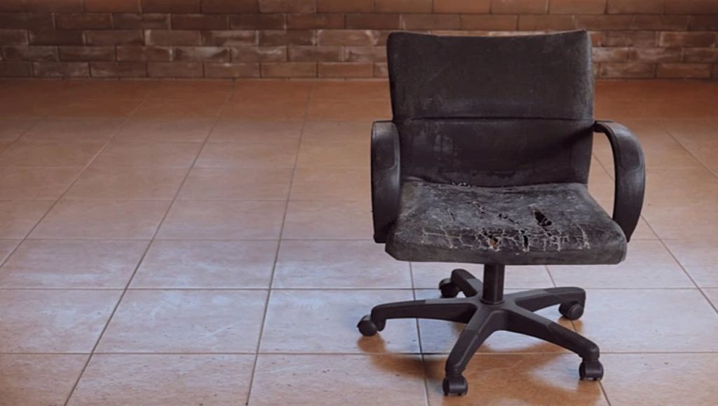 how long do office chairs last brown leather chair worn and damaged
