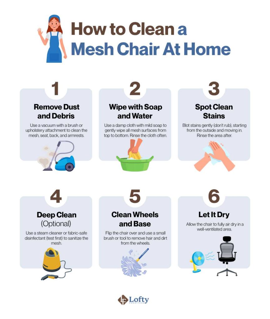 how to clean a mesh chair How to Clean a Mesh Chair At Home