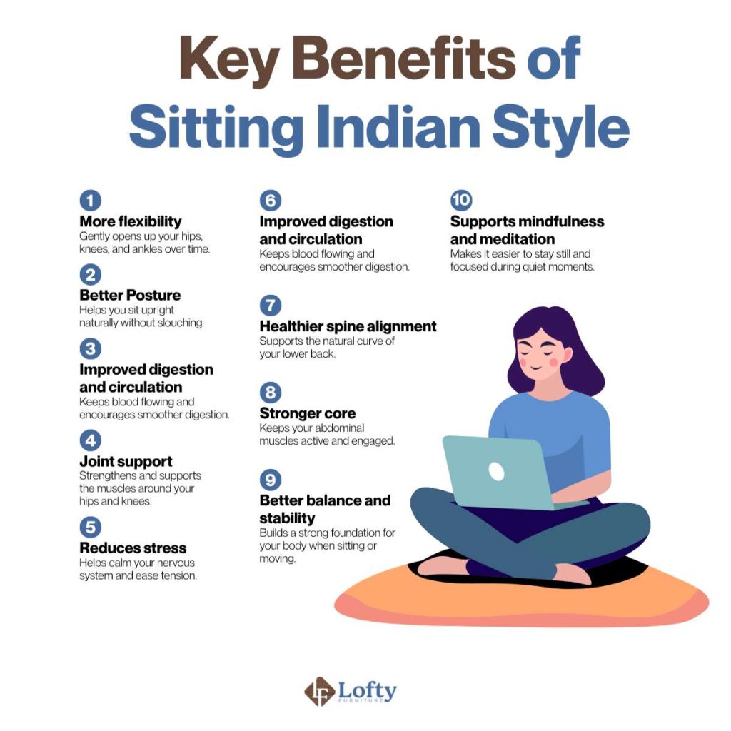 sitting indian style Key Benefits of Sitting Indian Style