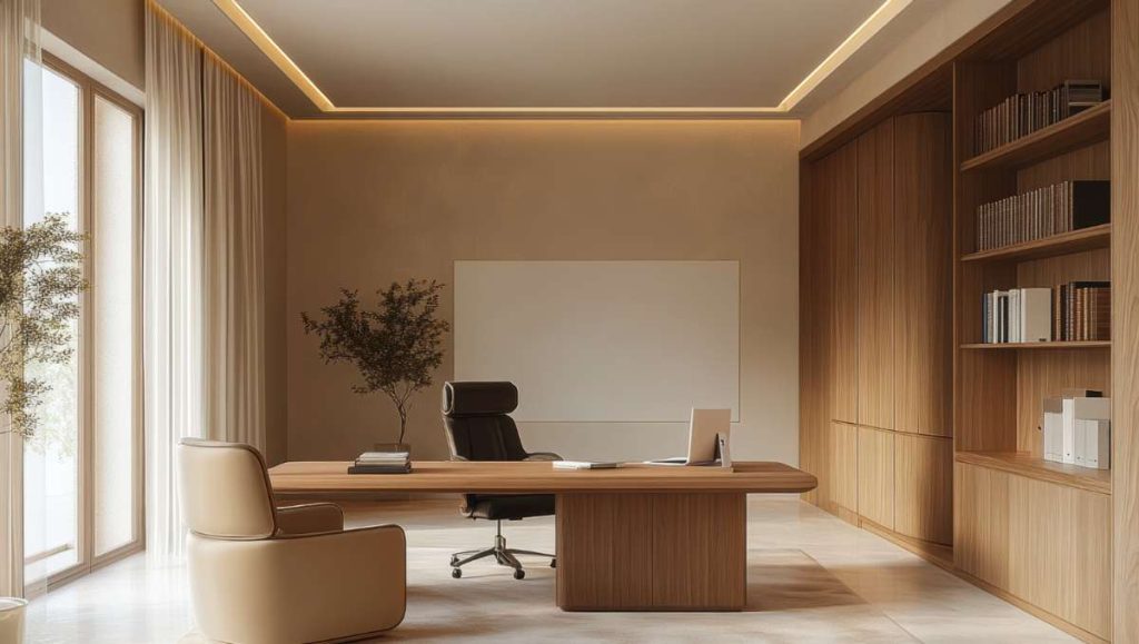 An executive office table