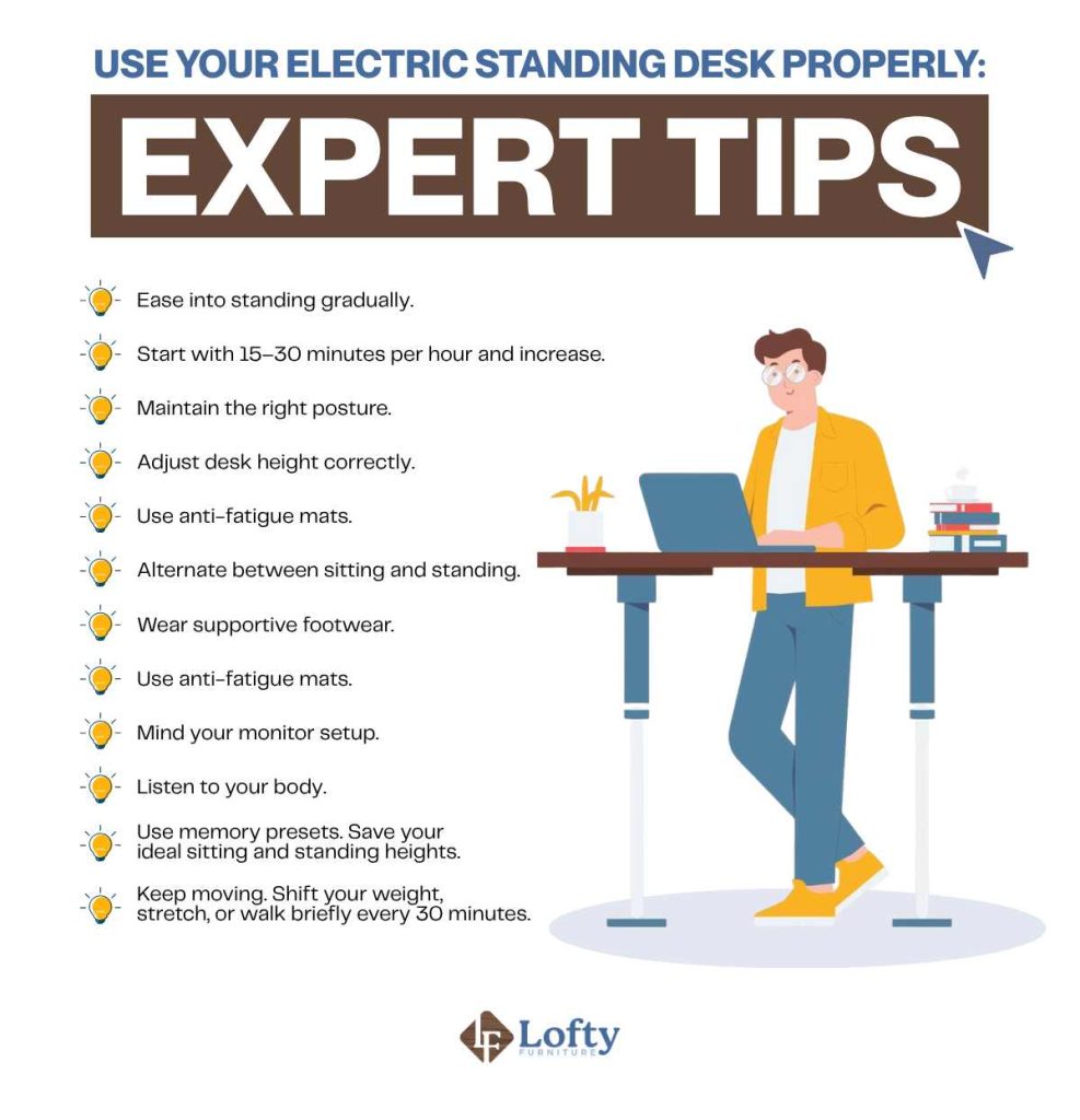Use Your Electric Standing Desk Properly_ Expert Tips