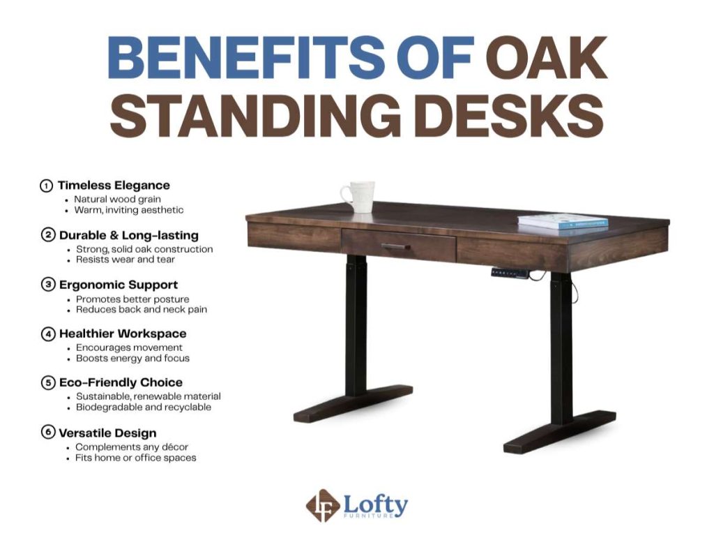 Benefits of Oak Standing Desks