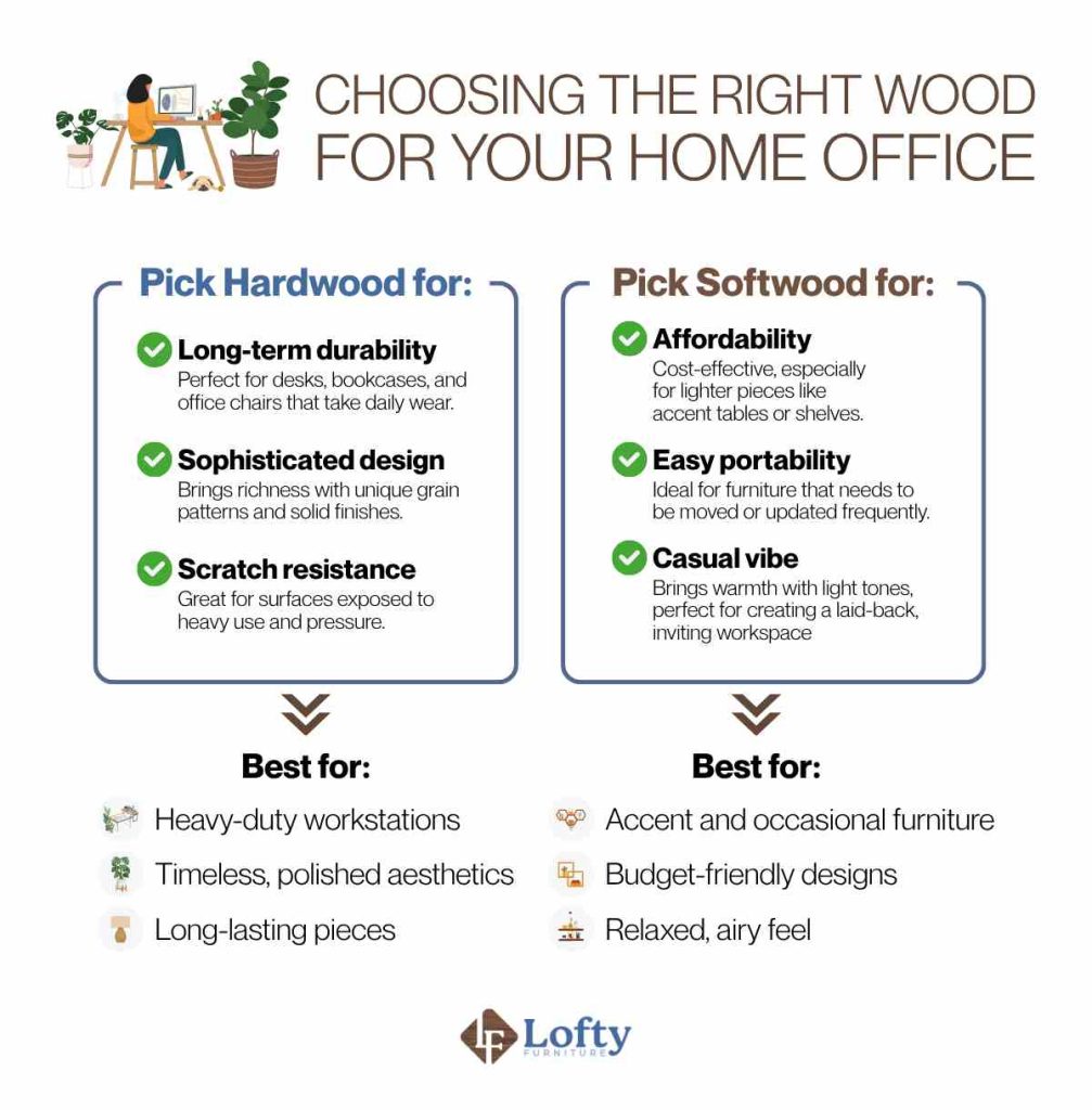 Choosing the Right Wood for Your Home Office