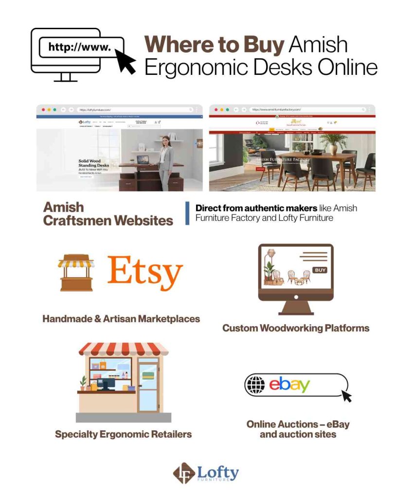Where to Buy Amish Ergonomic Desks Online