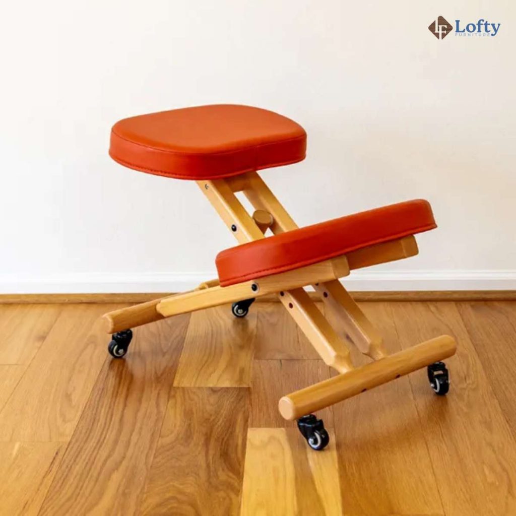 Coral Wood Kneeling Ergonomic Chair