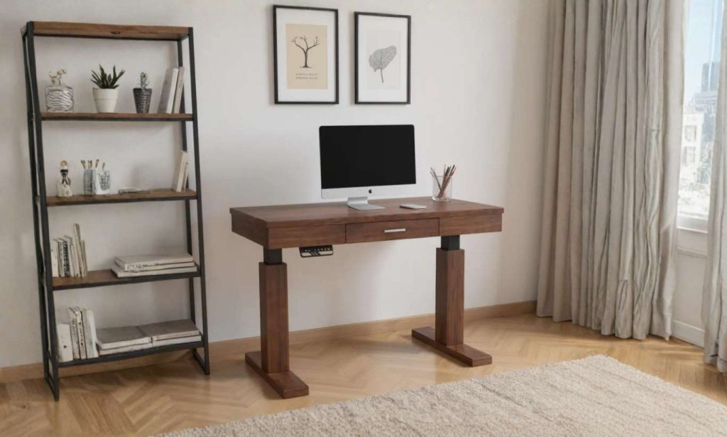 Amish Urbana Hardwood Lift Desk