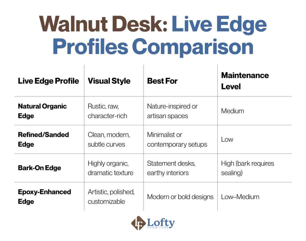 Walnut Desk_ Live Edge Profiles Comparison
