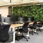 Office furniture including office chair and cubicle