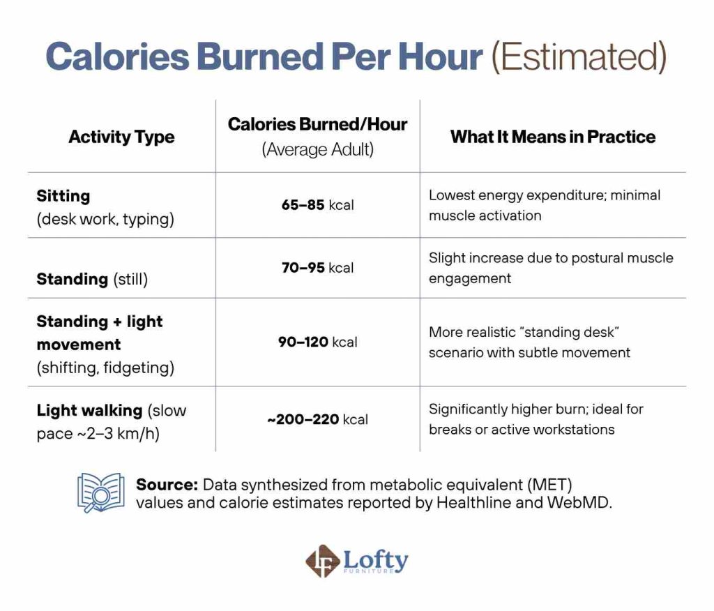 Calories Burned Per Hour (Estimated)