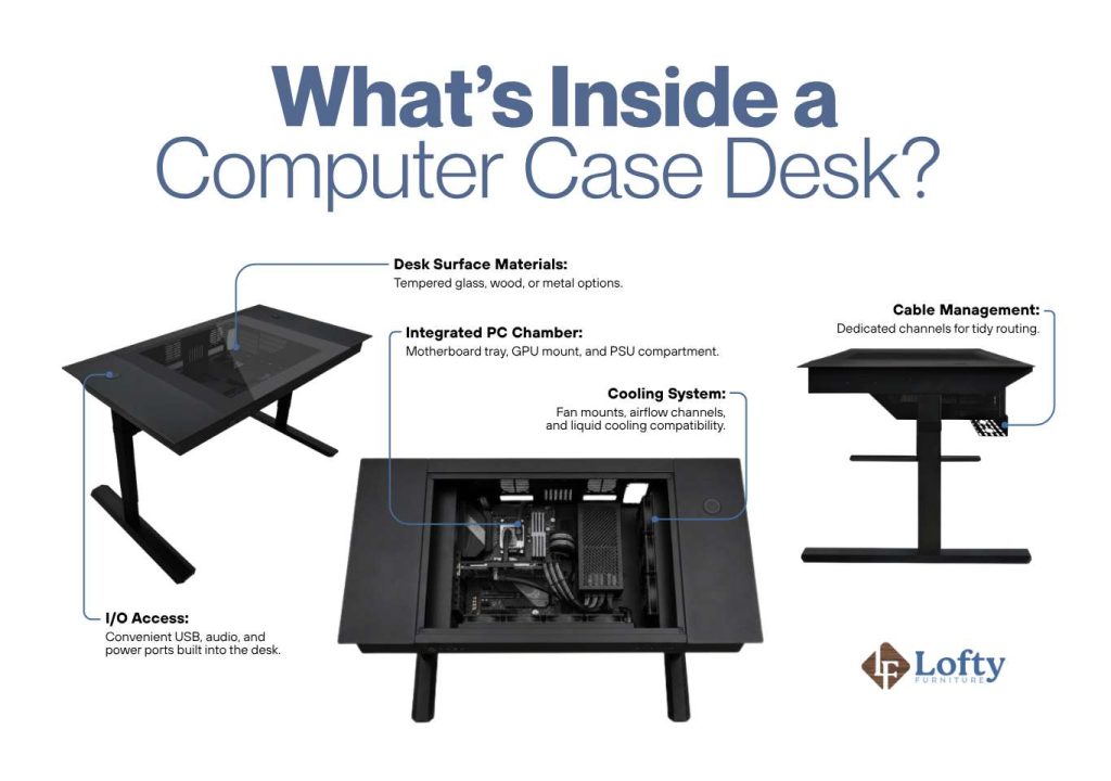 What’s Inside a Computer Case Desk