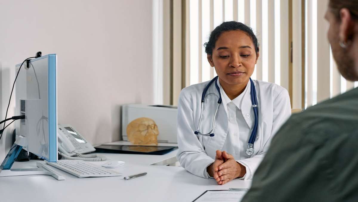 Doctor consultation in the clinic