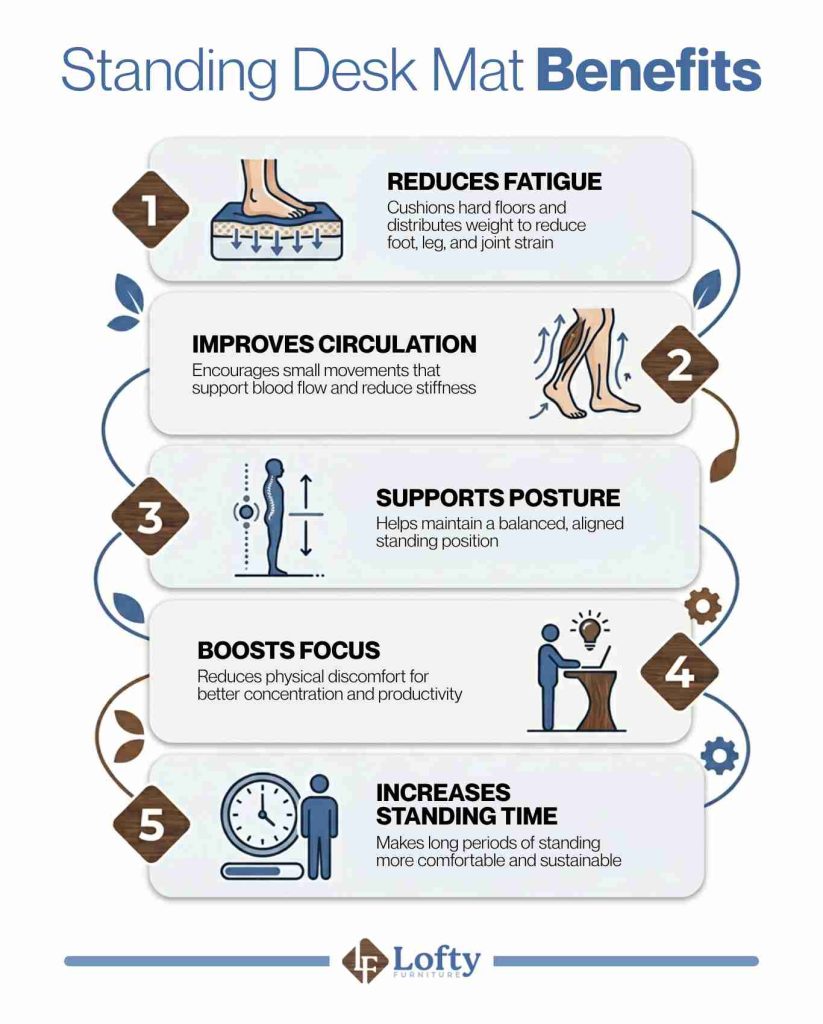 Standing Desk Mat Benefits