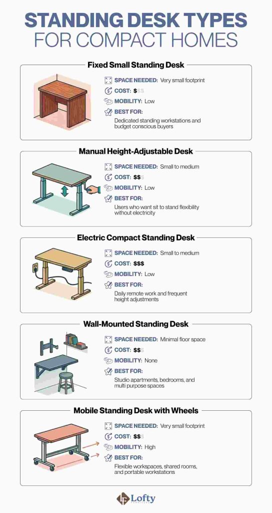 Standing Desk Types for Compact Homes