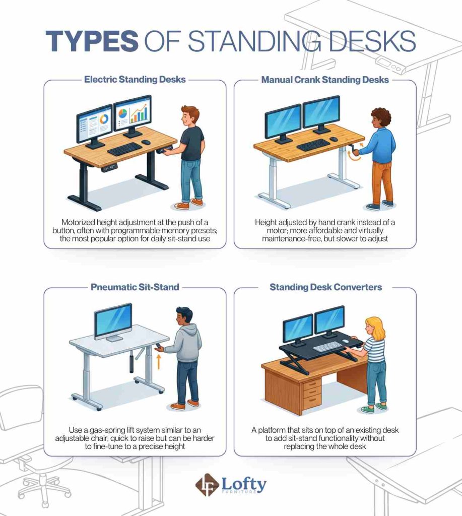 Types of Standing Desks 
