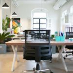 Ergonomic chair in home office