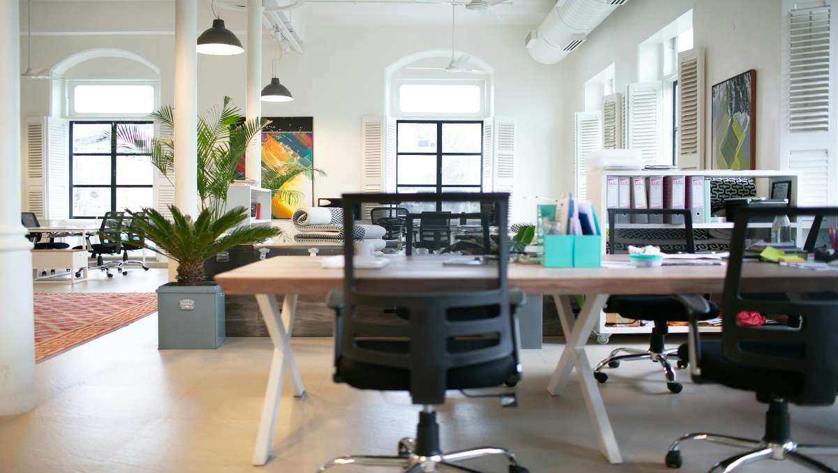 Ergonomic chair in home office