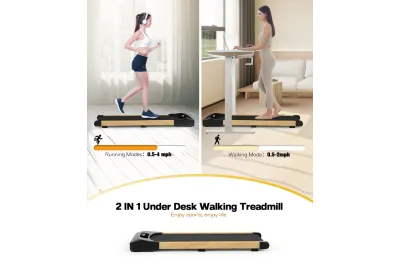 2 in 1 Under Desk Electric Compact Walking Pad