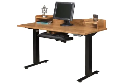 Adona Adjustable Desk Live Edge