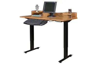 Adona Adjustable Desk Live Edge