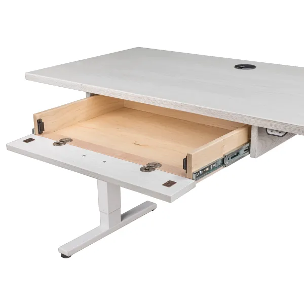 Amish Handmade Alexis Sit Stand Lift Desk 