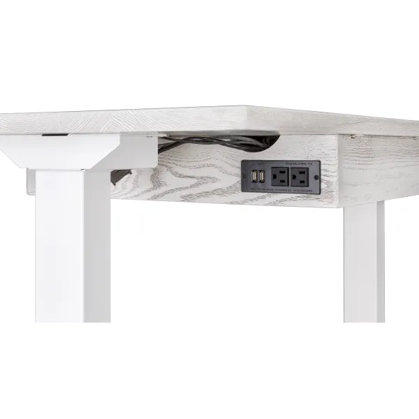 Amish Handmade Alexis Sit Stand Lift Desk 