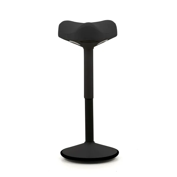 Black Ergo Wooble Stool