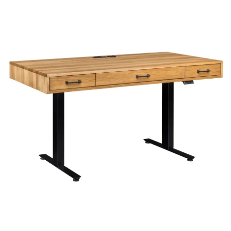 Amish Bordeaux Solid Wood Adjustable Lift Desk Amish Bordeaux Solid Wood Adjustable Lift Desk