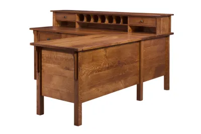 Centennial L Desk with Hutch