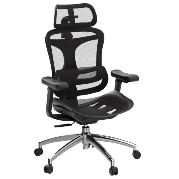 Doro C300 Ergonomic Office Chair With Ultra Soft 3D Armrests - Black