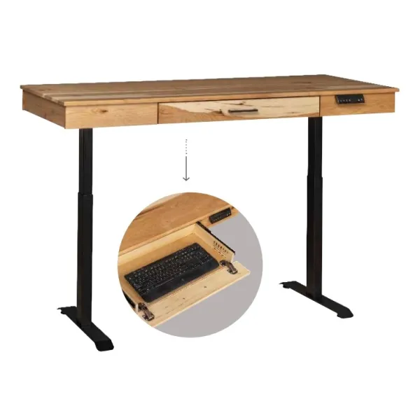 Amish Revive 60" Handmade Lift Top Solid Wood Desk
