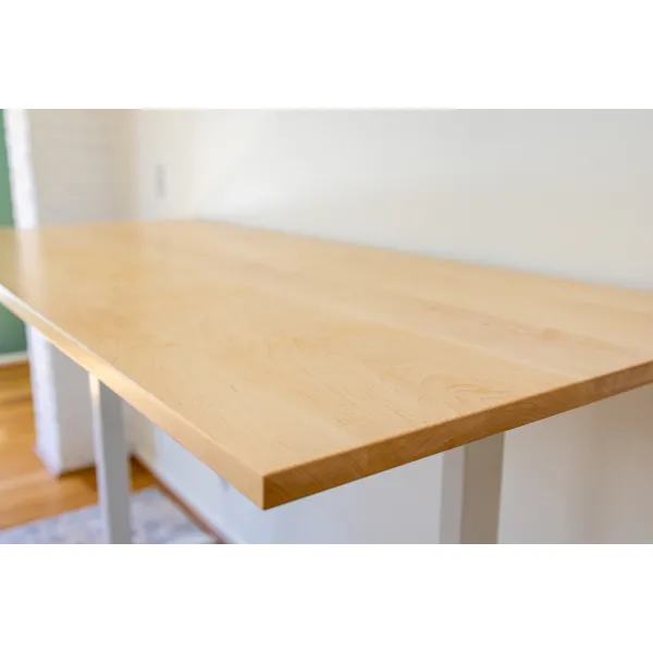 Lofty Height Adjustable Desk with Amish Made Wood Top