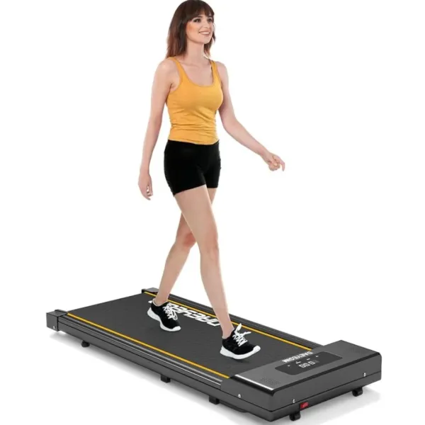 2 in 1 Portable Walking Treadmill with Remote Control Walking Jogging Machine in LED Display