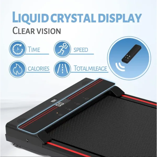 320 Lbs Capacity Walking Pad Treadmill Fitness Equipment Body Building Sports