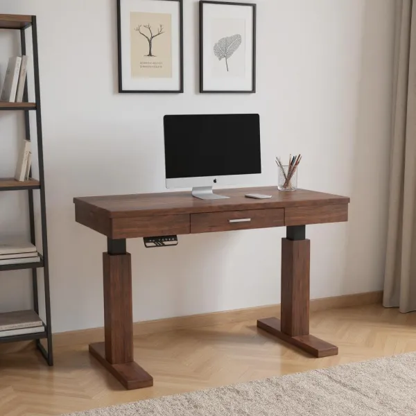 Amish Urbana Classic Hardwood Lift Desk