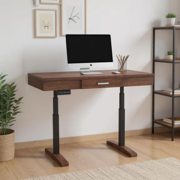 Amish Urbana Hardwood Lift Desk