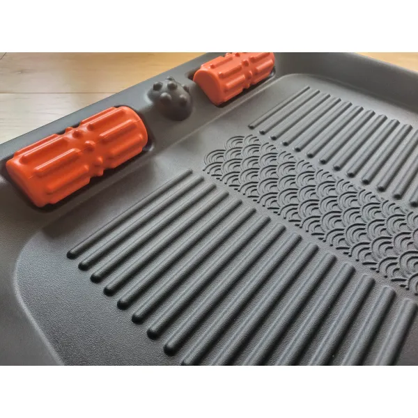 Cushioned and Comfort Floor Mat with Foot Massage Bar