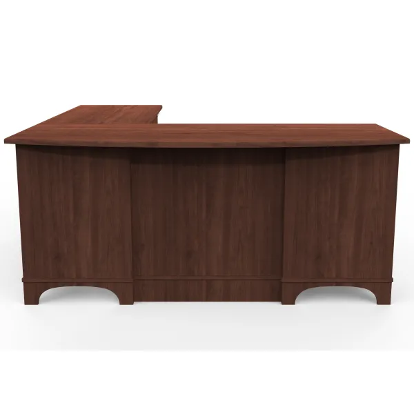Amish Finley L Corner Desk with Lift