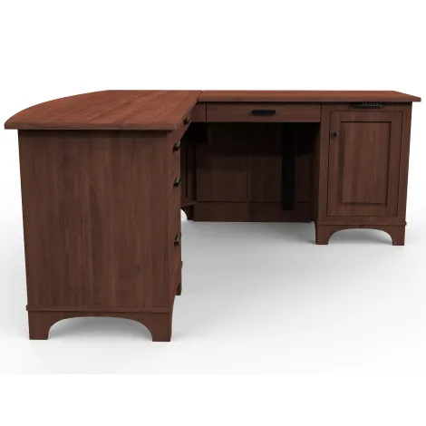 Amish Finley L Corner Desk with Lift