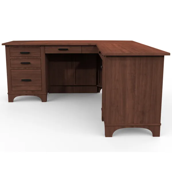 Amish Finley L Corner Desk with Lift
